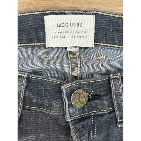 McGuire Denim Skinny Jeans Women's Size 24 Distressed Dark‎ Wash Casual - Picture 2 of 6